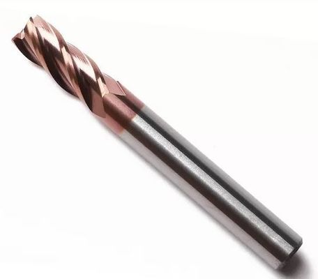 4 Flute Tungsten Carbide End Mill For CNC Milling Machine High Density