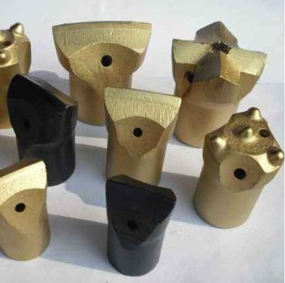 Tungsten Carbide Cross Drill Bits For Rock Or Stone Quarrying And Blasting