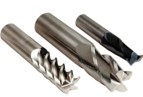 Tungsten Carbide Alloy Solid Carbide Milling Cutters Doule Twist Flutes