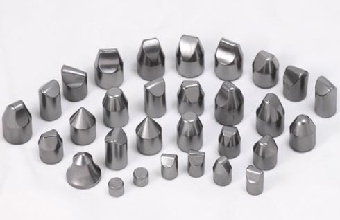 Scoop Shaped Cemented Carbide Buttons Tungsten Carbide Parts OEM Available