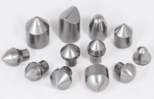 Cemented Tungsten Carbide Parabolic Pick Buttons Hard Alloy Engineering Materials