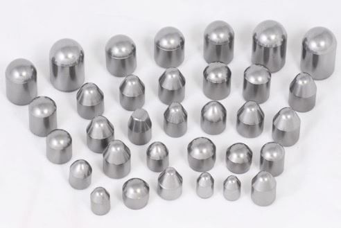 Cemented Tungsten Carbide Conical Bit Buttons Hard Alloy Engineering Mining Material