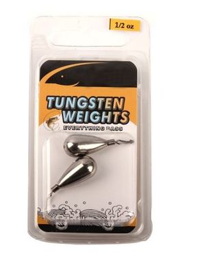 Customized 3/64 oz Tungsten Fishing Sinker Skinny Tear Drop Shot