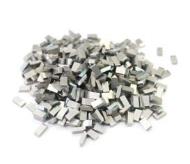 Erosion Resistant Tungsten Carbide Saw Tips / High Speed Wood Cutting Tips
