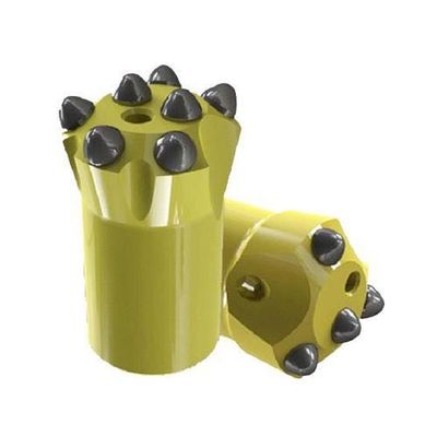 Eight Button Carbide Rock Drill Bits / Well Drilling Bits Anti Corrosion