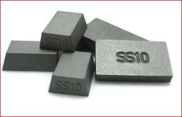High Performance Cemented Carbide Tool Tips SS10 Drilling Tips ISO9001 Approval