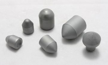 Standard Size Ground Tungsten Carbide Buttons Customized Shape YG8 YK05
